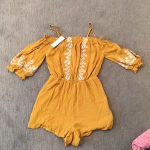 Yellow romper